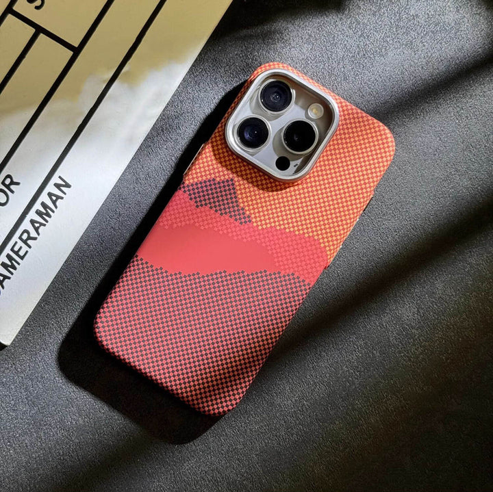 iPhone 14 Series Aramid Carbon Fiber Attractive Case With Camera Bumper