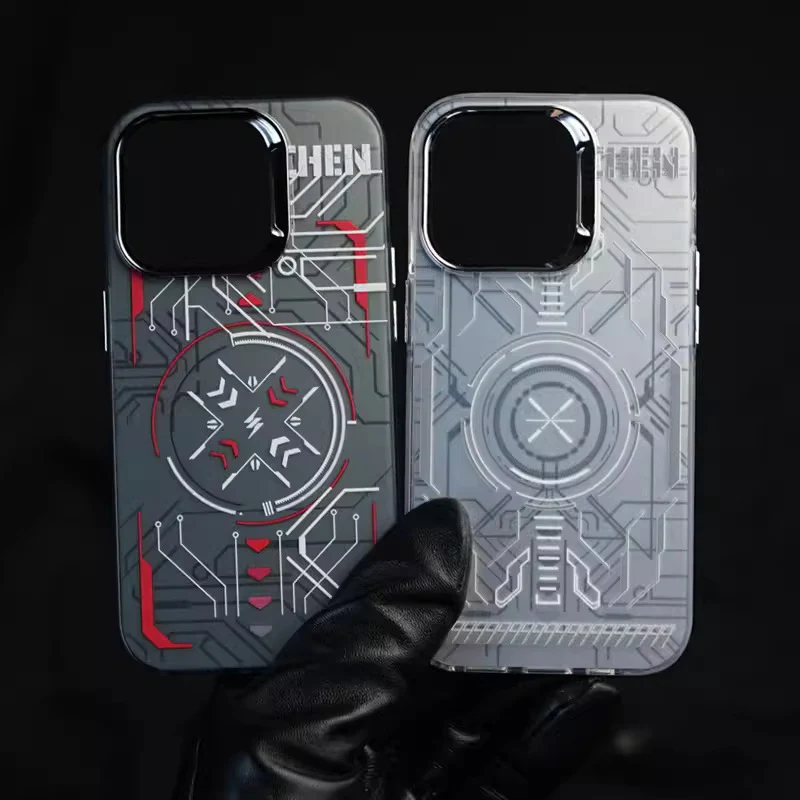 iPhone 15 Series Luxury Future Tech Punk Case