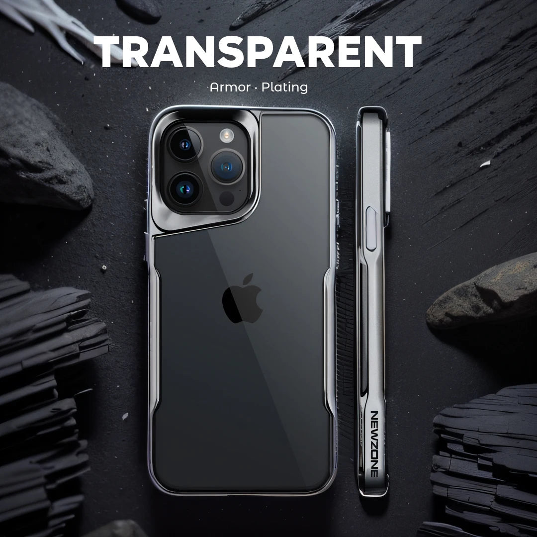 iPhone 15 Series Luxury Transparent Acrylic Back Case