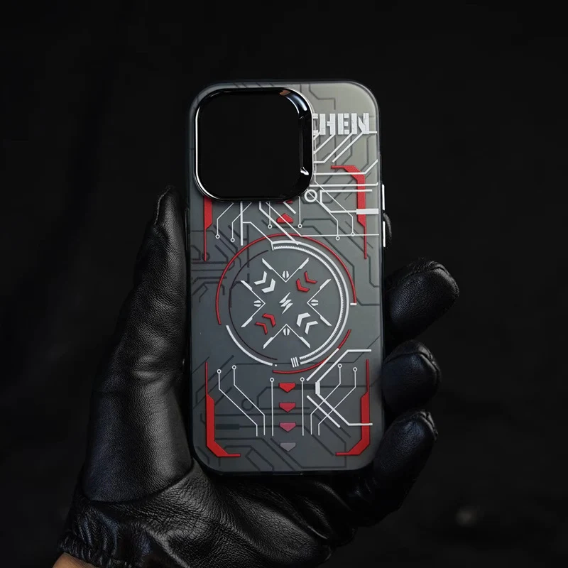 iPhone 15 Series Luxury Future Tech Punk Case