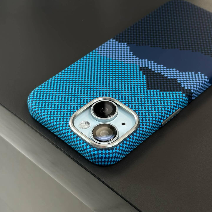 iPhone Series Carbon Fiber Attractive Case With Camera Bumper