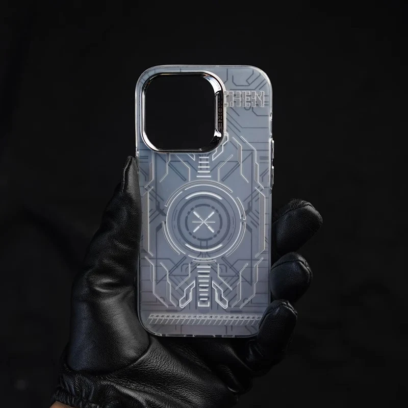 iPhone 15 Series Luxury Future Tech Punk Case