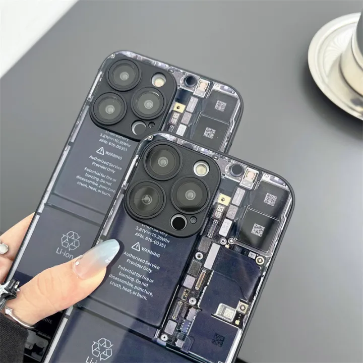 iPhone 15 Series Inside Motherboard Circuit Board Case With Camera Protection