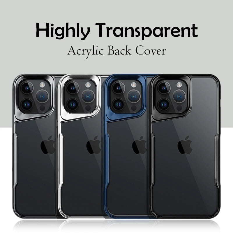 iPhone 13 Series Luxury Transparent Acrylic Back Case