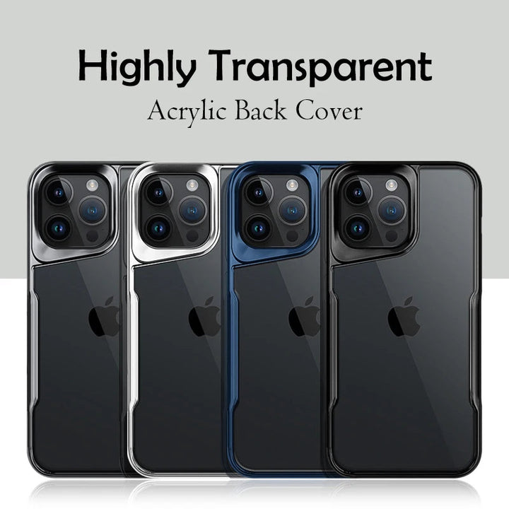 iPhone 14 Series Luxury Transparent Acrylic Back Case