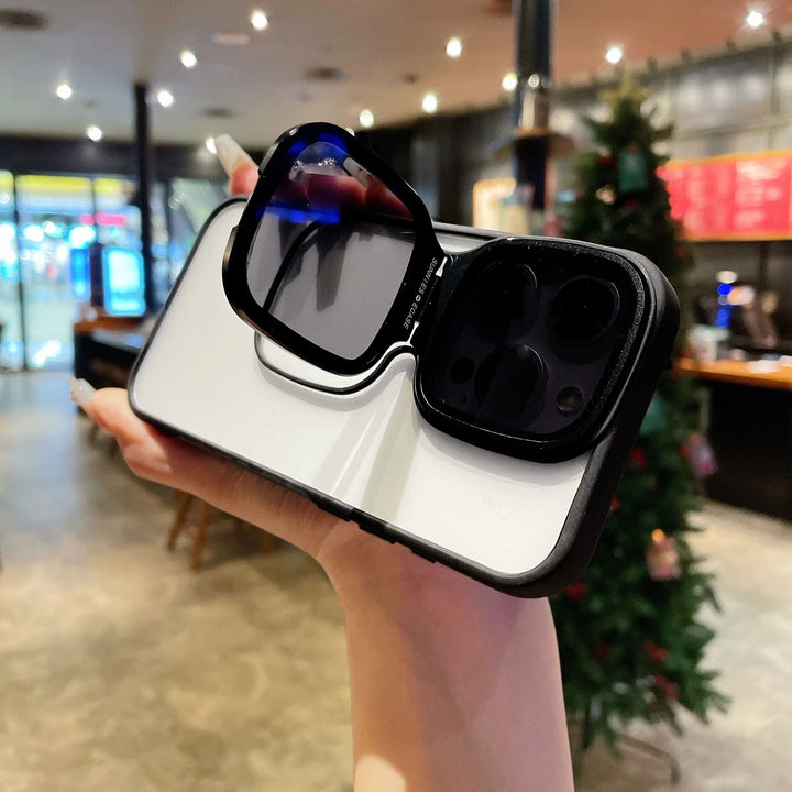 iPhone Series Sunglasses Holder High Lens All-inclusive PC Anti-fall Protective Case