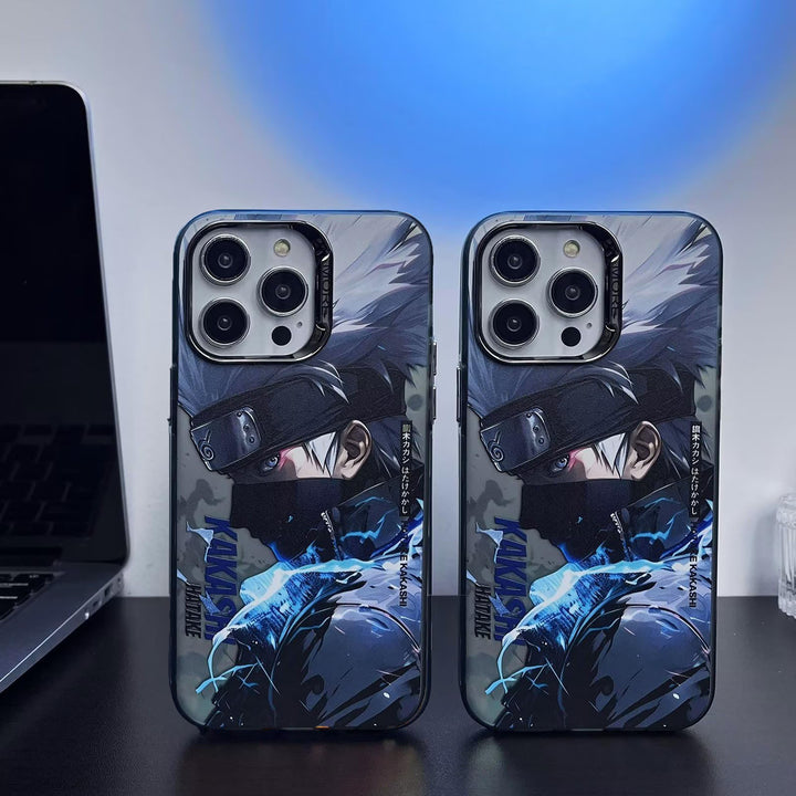 iPhone Series One Piece Kakashi Anime Case With Camera Bumper