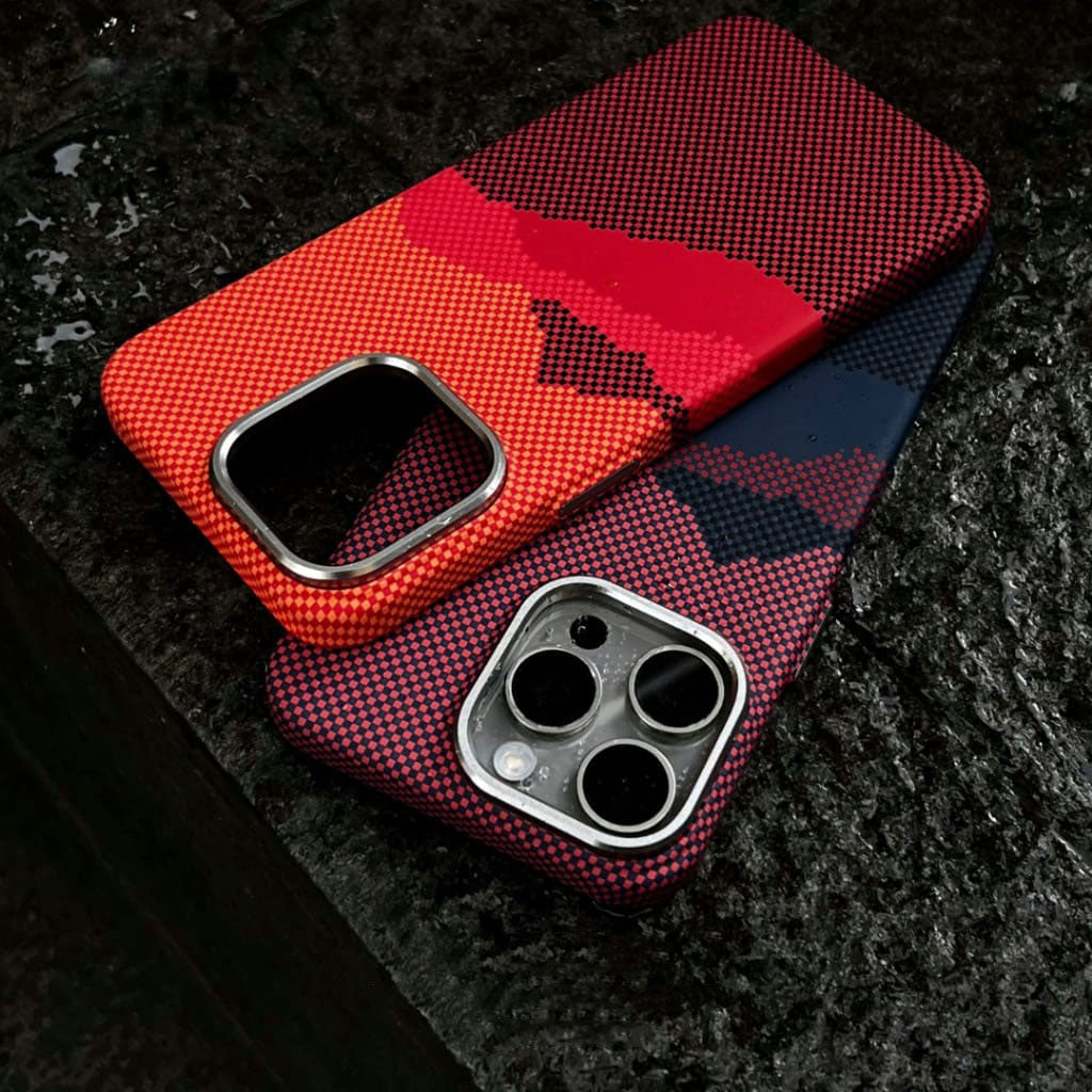 iPhone 13 Series Aramid Carbon Fiber Attractive Case With Camera Bumper