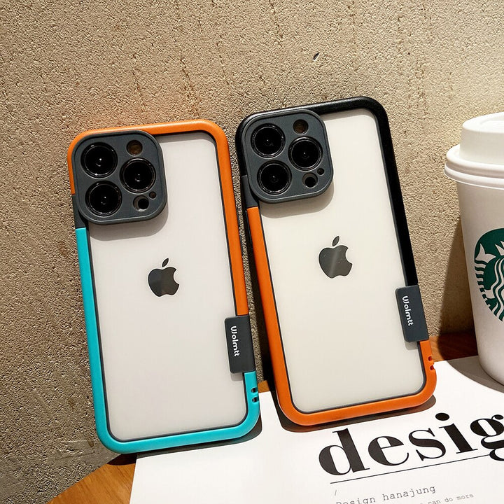 iPhone Series Soft TPU Bumper Frame Edge Protection Case With Camera Protection