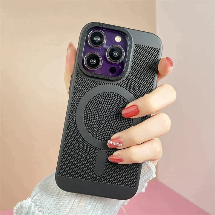 iPhone 11 Series Heat Dissipation Breathable Cooling Case With Camera Bumper