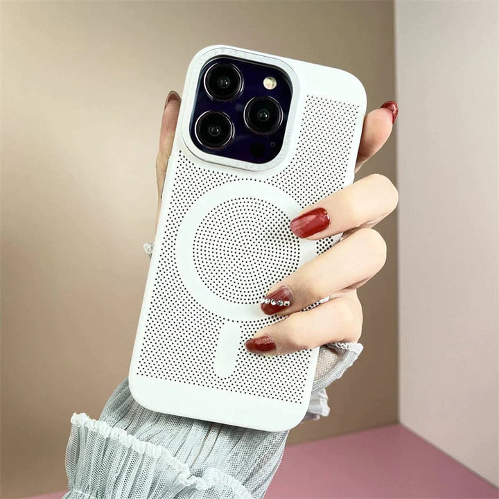 iPhone 13 Series Heat Dissipation Breathable Cooling Case With Camera Bumper