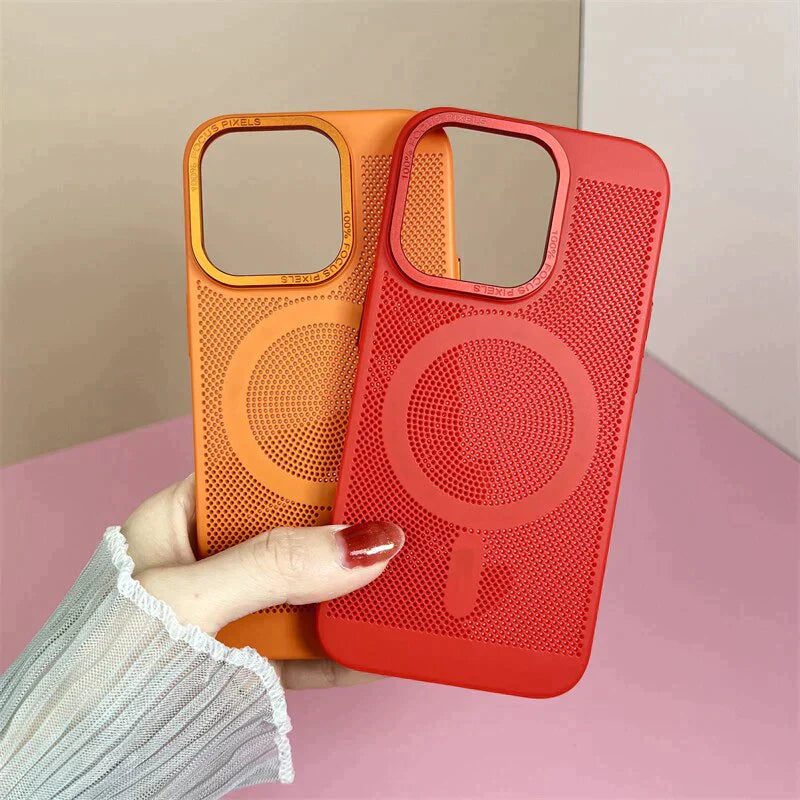 iPhone 11 Series Heat Dissipation Breathable Cooling Case With Camera Bumper