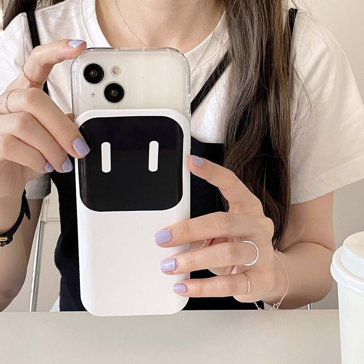 iPhone Series Robot Style Camera Protection Sliding Case