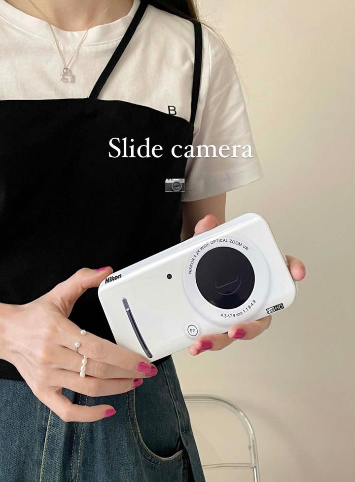 iPhone Series Nikon Style Camera Case With Sliding Protection