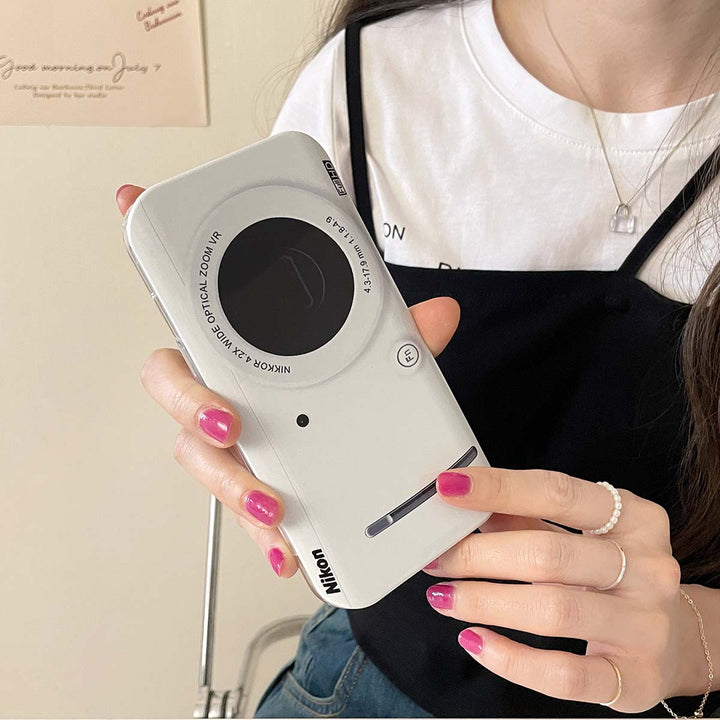 iPhone Series Nikon Style Camera Case With Sliding Protection