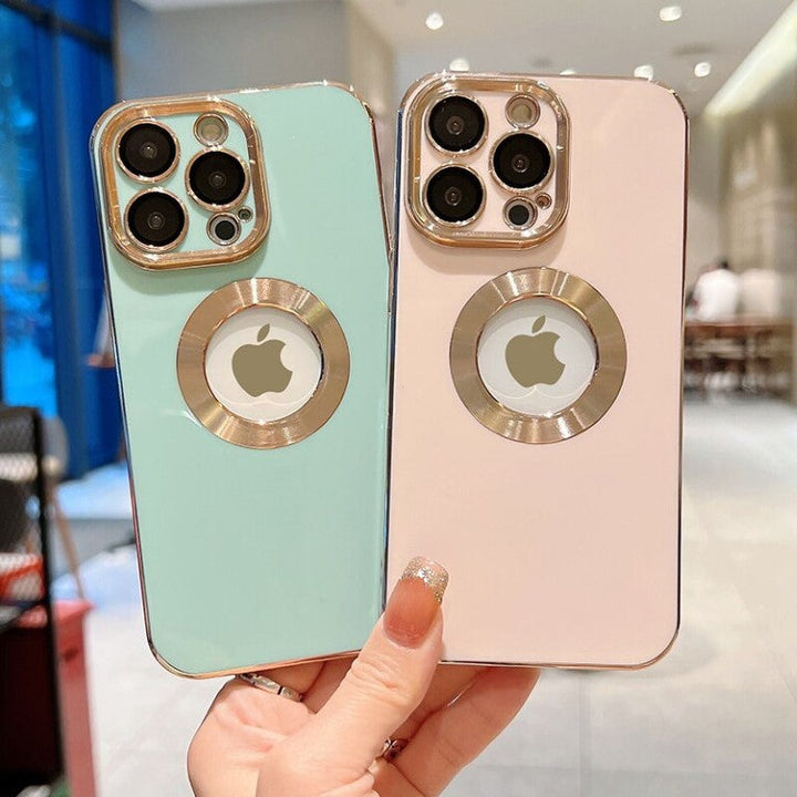 iPhone 13 Series Electroplating Case Side Crome with camera glass
