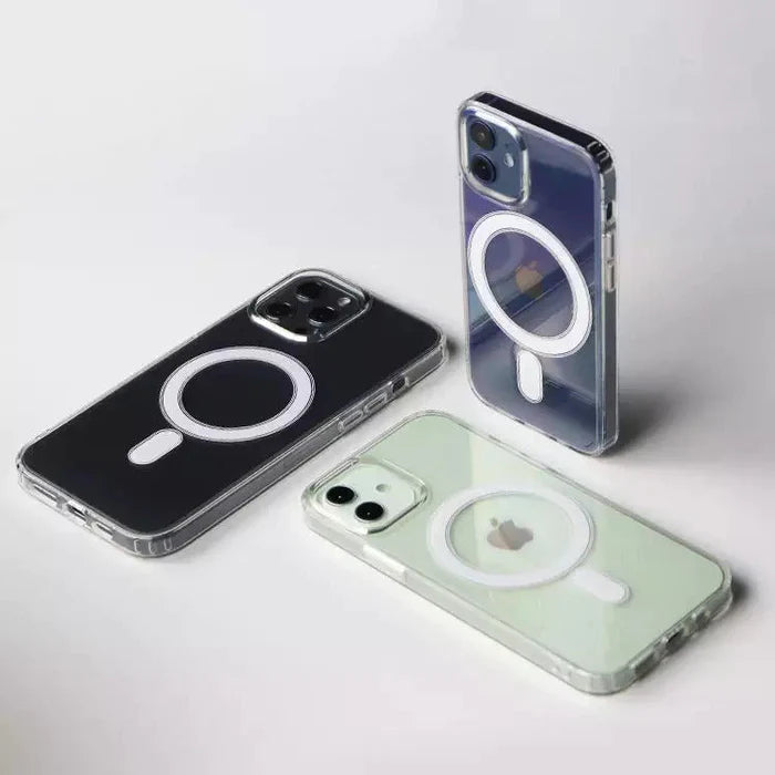 iPhone 14 Series Magsafe Transparent Shockproof Clear Case