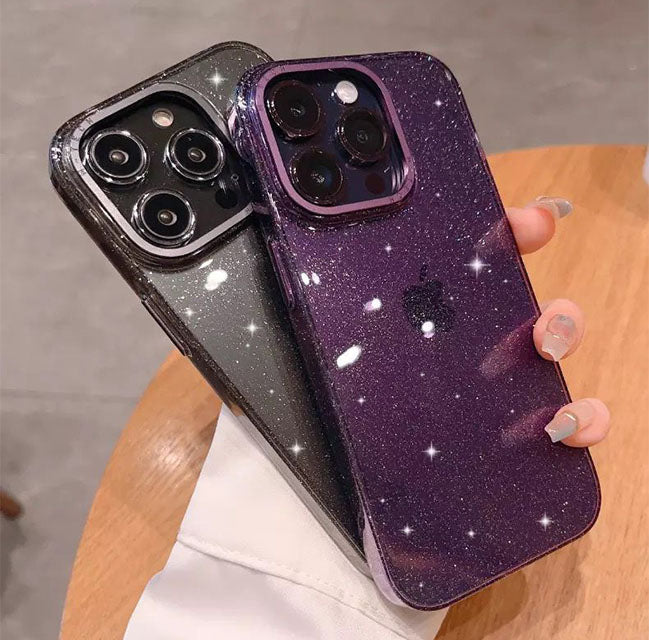 iPhone Series Luxury Bling Glitter Bumper Clear Case