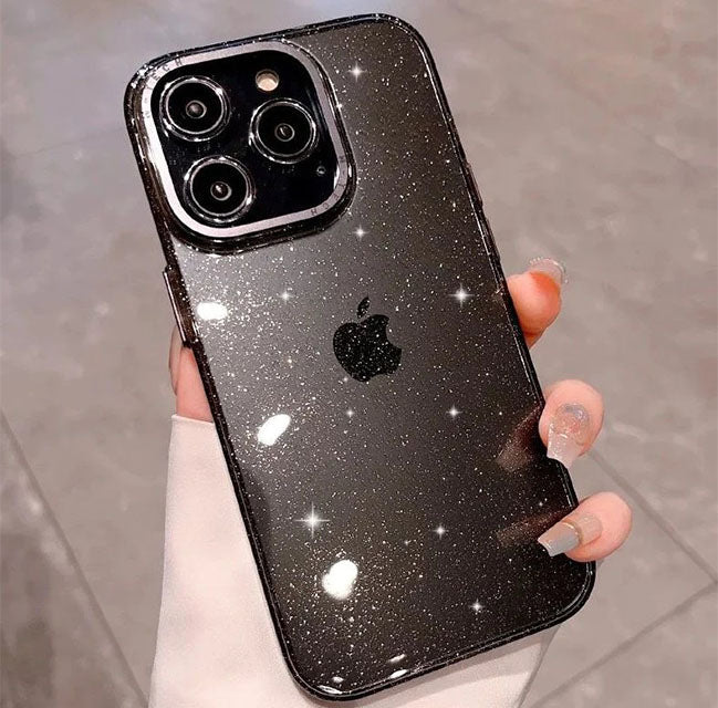 iPhone 12 Series Luxury Bling Glitter Bumper Clear Case