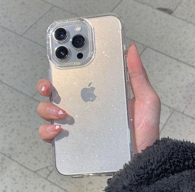 iPhone Series Luxury Bling Glitter Bumper Clear Case
