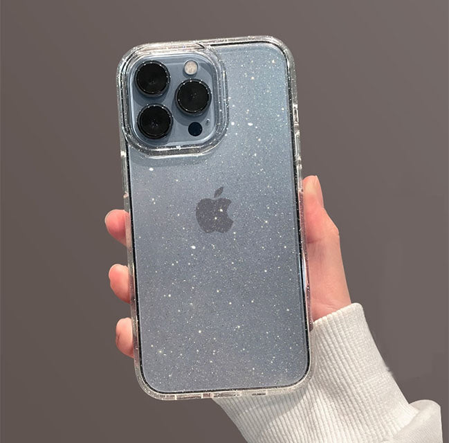 iPhone 13 Series Luxury Bling Glitter Bumper Clear Case