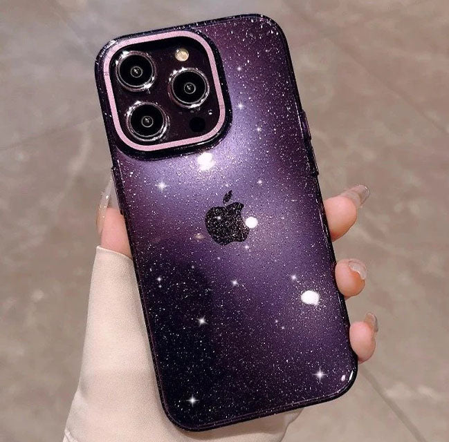 iPhone 12 Series Luxury Bling Glitter Bumper Clear Case