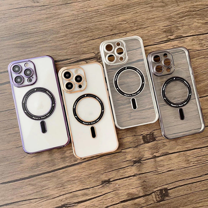 iPhone 13 Series High Quality Luxury Translucent Magsafe Case With Camera Protection