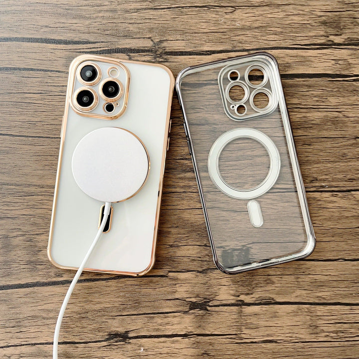 iPhone 11 Series High Quality Luxury Translucent Magsafe Case With Camera Protection