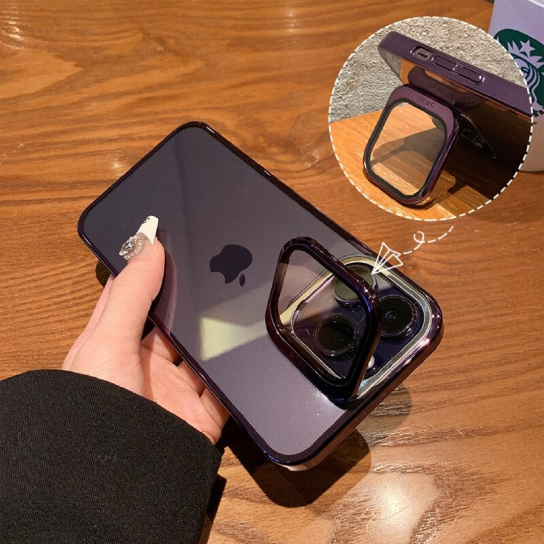 iPhone 13 Series Camera Glass Lens Protector Kickstand Case