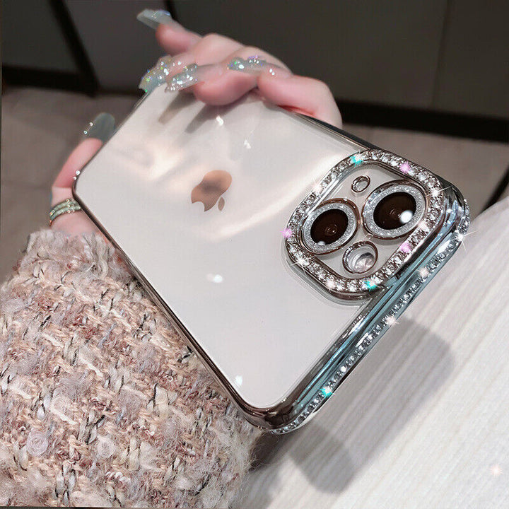 iPhone 11 Series Luxury Bling Diamond Clear Case Cover